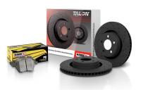 Hawk Performance - Hawk Performance Talon Street Rotor And Brake Pad Kit HKC4112.478Z - Image 2