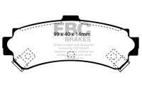 EBC Brakes - EBC Brakes Greenstuff 2000 Series Sport Brake Pads DP21067 - Image 1