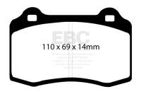 EBC Brakes - EBC Brakes Greenstuff 2000 Series Sport Brake Pads DP21140 - Image 1