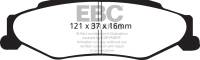 EBC Brakes - EBC Brakes Greenstuff 2000 Series Sport Brake Pads DP21160 - Image 1