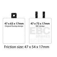 EBC Brakes Greenstuff 2000 Series Sport Brake Pads