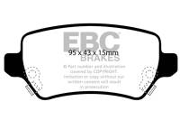 EBC Brakes - EBC Brakes Greenstuff 2000 Series Sport Brake Pads DP21447 - Image 1