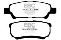 EBC Brakes - EBC Brakes Greenstuff 2000 Series Sport Brake Pads DP21563 - Image 1