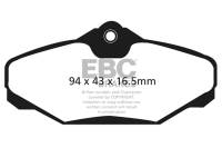 EBC - EBC 94-00 Ford Taurus 3.0 Greenstuff Rear Brake Pads - DP21624 - Image 1