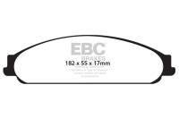 EBC - EBC 04-07 Ford Five Hundred 3.0 Greenstuff Front Brake Pads - DP21730 - Image 1