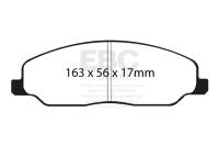 EBC - EBC 05-10 Ford Mustang 4.0 Greenstuff Front Brake Pads - DP21740 - Image 1