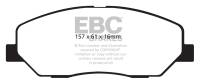 EBC - EBC Brakes Greenstuff 2000 Series Sport Brake Pads DP21821 - Image 1