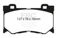 EBC - EBC 08-15 Infiniti G37 3.7 Greenstuff Front Brake Pads - DP21823 - Image 1