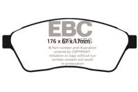 EBC - EBC 10-11 Cadillac SRX 2.8 Turbo Greenstuff Front Brake Pads - DP21859 - Image 1