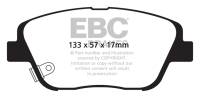 EBC Brakes - EBC Brakes Greenstuff 2000 Series Sport Brake Pads DP21864 - Image 1