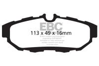 EBC Brakes - EBC Brakes Greenstuff 2000 Series Sport Brake Pads DP21870 - Image 1