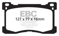 EBC Brakes - EBC Brakes Greenstuff 2000 Series Sport Brake Pads DP21882 - Image 1