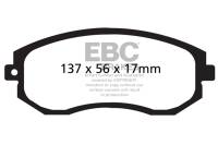 EBC Brakes - EBC Brakes Greenstuff 2000 Series Sport Brake Pads DP21884 - Image 1