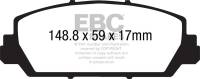 EBC Brakes - EBC Brakes Greenstuff 2000 Series Sport Brake Pads DP21896 - Image 1