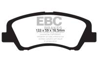 EBC Brakes - EBC Brakes Greenstuff 2000 Series Sport Brake Pads DP21899 - Image 1