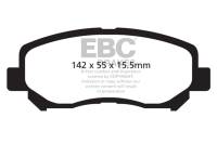 EBC - EBC 12+ Mazda CX-5 2 Greenstuff Front Brake Pads - DP22134 - Image 1