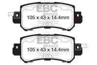 EBC - EBC 12+ Mazda CX-5 2 Greenstuff Rear Brake Pads - DP22135 - Image 1