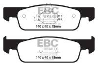 EBC - EBC 2016-2017 Smart Fortwo 0.9L Turbo Greenstuff Front Brake Pads - DP22146 - Image 1