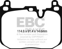 EBC Brakes Greenstuff 2000 Series Sport Brake Pads