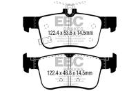 EBC - EBC 2016+ Honda Civic Coupe 1.5L Turbo Greenstuff Rear Brake Pads - DP22301 - Image 1