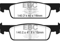 EBC - EBC 16-17 Smart Fortwo Greenstuff Front Brake Pads - DP22335 - Image 1