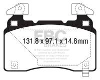 EBC - EBC 12+ Tesla Model S Electric Greenstuff Front Brake Pads - DP23028 - Image 1