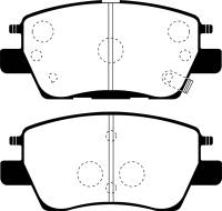 EBC - EBC 2016+ Chevrolet Cruze 1.4L Turbo (10.9in Front Rotor) Greenstuff Front Brake Pads - DP23052 - Image 1