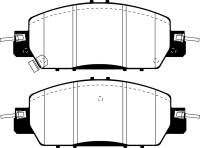 EBC - EBC 2016+ Honda Accord LX Sedan 2.4L Greenstuff Front Brake Pads - DP23062 - Image 1