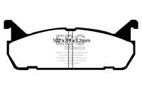 EBC - EBC 91-96 Ford Escort 1.8 Greenstuff Rear Brake Pads - DP2828 - Image 1