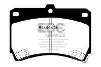 EBC - EBC 94-97 Ford Aspire 1.3 manual Greenstuff Front Brake Pads - DP2884 - Image 1