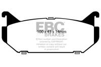 EBC - EBC 93-97 Ford Probe 2.0 16v Greenstuff Rear Brake Pads - DP2972 - Image 1