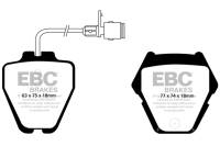 EBC Brakes - EBC Brakes Redstuff Ceramic Low Dust Brake Pads - Image 1