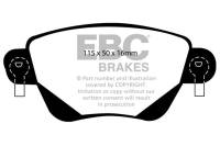 EBC Brakes Redstuff Ceramic Low Dust Brake Pads