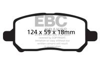 EBC Brakes - EBC Brakes Redstuff Ceramic Low Dust Brake Pads DP31660C - Image 1