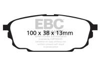 EBC Brakes - EBC Brakes Redstuff Ceramic Low Dust Brake Pads DP31700C - Image 1