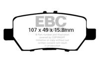 EBC - EBC 05-08 Acura RL 3.5 Redstuff Rear Brake Pads - DP31736C - Image 1