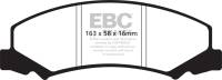 EBC - EBC 08-09 Buick Allure (Canada) 5.3 Redstuff Front Brake Pads - DP31762C - Image 1