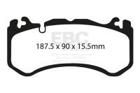 EBC Brakes Redstuff Ceramic Low Dust Brake Pads