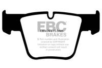 EBC Brakes Redstuff Ceramic Low Dust Brake Pads