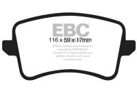 EBC Brakes Redstuff Ceramic Low Dust Brake Pads