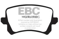 EBC Brakes Redstuff Ceramic Low Dust Brake Pads