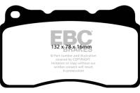 EBC Brakes - EBC Brakes Redstuff Ceramic Low Dust Brake Pads DP32093C - Image 1