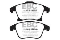 EBC Brakes - EBC Brakes Redstuff Ceramic Low Dust Brake Pads DP32159C - Image 1