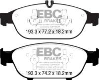 EBC Brakes Redstuff Ceramic Low Dust Brake Pads