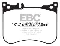 EBC Brakes Redstuff Ceramic Low Dust Brake Pads