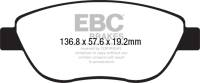 EBC Brakes Redstuff Ceramic Low Dust Brake Pads