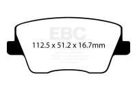 EBC Brakes - EBC Brakes Redstuff Ceramic Low Dust Brake Pads DP32344C - Image 1