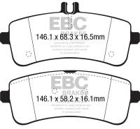 EBC Brakes Redstuff Ceramic Low Dust Brake Pads