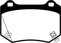 EBC Brakes - EBC Brakes Redstuff Ceramic Low Dust Brake Pads DP32361C - Image 1