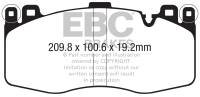 EBC Brakes Redstuff Ceramic Low Dust Brake Pads